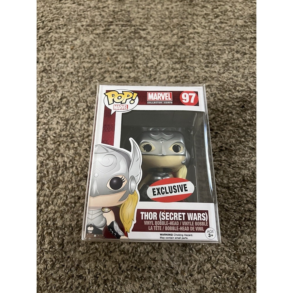 Funko Pop‎ Marvel Thor Secret Wars 97 Collector Corps Exclusive Jane Foster